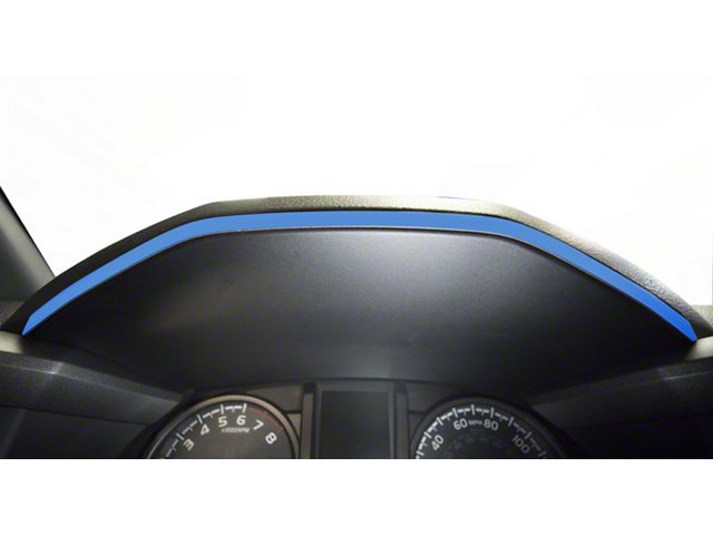 Dashboard Accent Trim; Voodoo Blue (16-23 Tacoma)