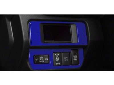 Dim Light 3-Switch Control Accent Trim; Blazing Blue (16-23 Tacoma)