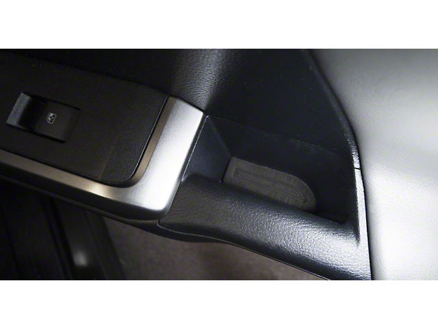 Door Armrest Foam Inserts; Black/Black (16-22 Tacoma Access Cab)