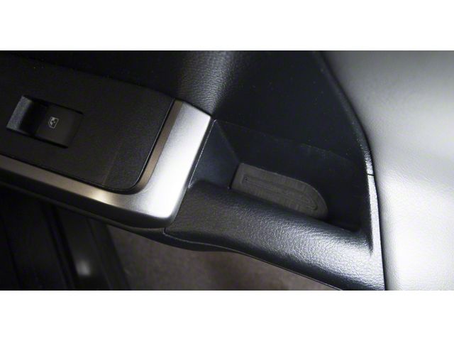 Door Armrest Foam Inserts; Black/Black (16-23 Tacoma Access Cab)