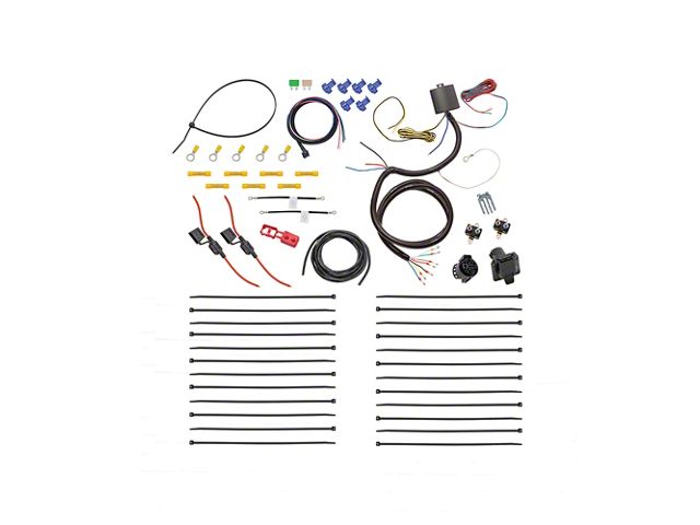 Tow Harness Wiring Package; 7 Way Connector