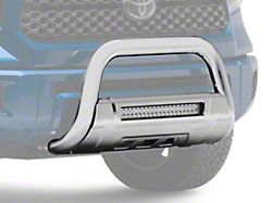 Barricade 3.50-Inch Bull Bar with Skid Plate and 20-Inch LED Light Bar; Stainless Steel (07-21 Tundra)