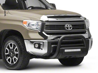 Barricade 3.50-Inch Bull Bar with Skid Plate and 20-Inch LED Light Bar; Textured Black (07-21 Tundra)