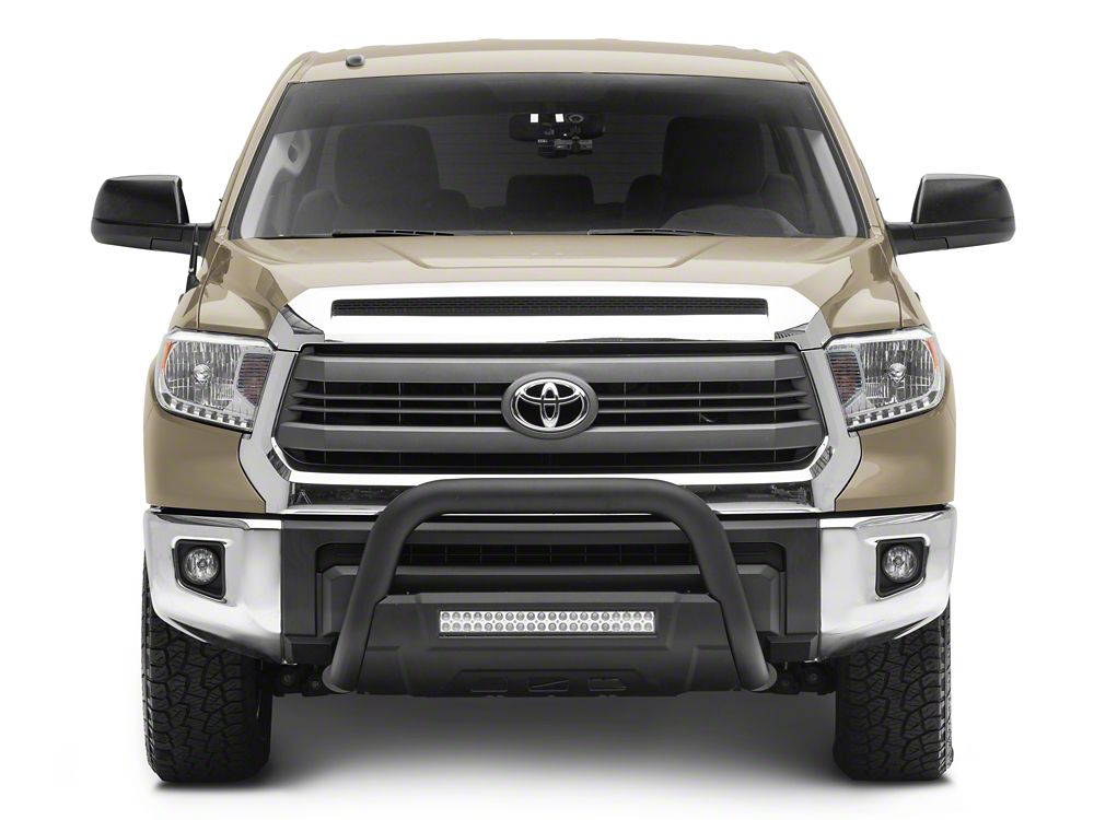 Barricade 3.50-Inch Bull Bar with Skid Plate and 20-Inch LED Light