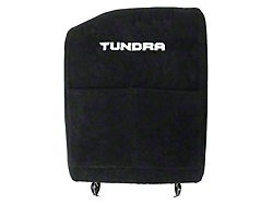 Center Console Cover with Tundra Logo; Black (07-13 Tundra w/ Bucket Seats)