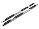 RedRock 5-Inch Oval Bent End Wheel to Wheel Side Step Bars; Stainless Steel (07-21 Tundra Double Cab w/ 6-1/2-Foot Bed)