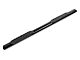 RedRock 5-Inch Oval Straight End Side Step Bars; Black (07-21 Tundra Double Cab)