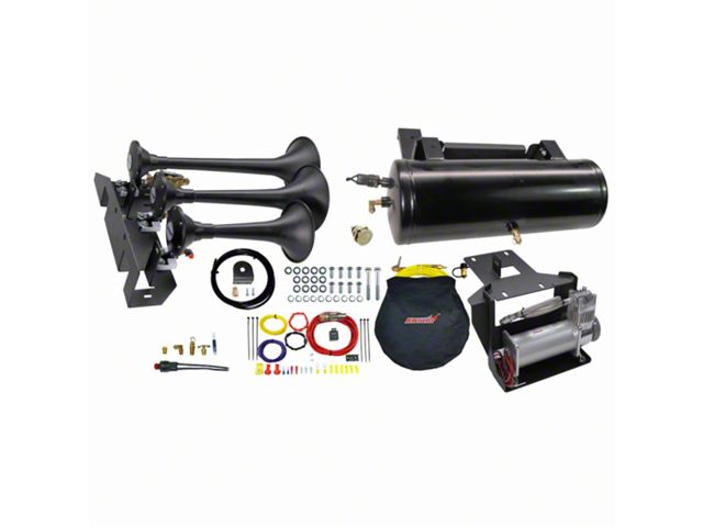 Direct Fit Onboard Air System and Model 730 Demon Triple Train Horn (07-21 Tundra)