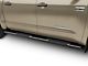 RedRock 5-Inch Oval Straight End Side Step Bars; Black (07-21 Tundra CrewMax)