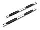 RedRock 5-Inch Oval Straight End Side Step Bars; Stainless Steel (07-21 Tundra Double Cab)