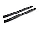 RedRock 6-Inch Oval Bent End Side Step Bars; Black (07-21 Tundra CrewMax)