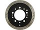StopTech Sport Drilled and Slotted 5-Lug Rotor; Rear Driver Side (07-21 Tundra)