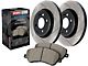 StopTech Street Axle Slotted 5-Lug Brake Rotor and Pad Kit; Front (07-21 Tundra)