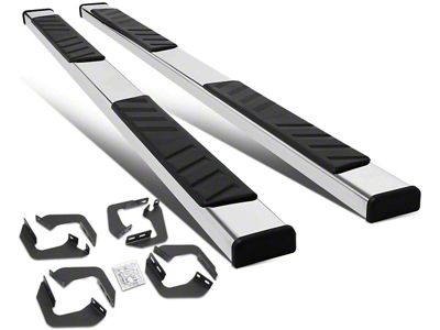 4.50-Inch Running Boards; Stainless Steel (07-21 Tundra Double Cab)