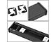 4.50-Inch Running Boards; Textured Black (07-21 Tundra Regular Cab)