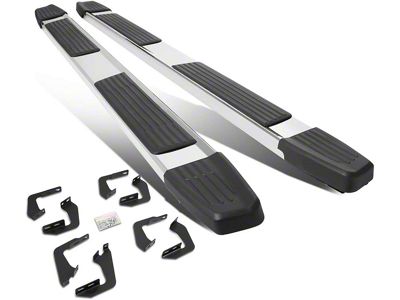 5.25-Inch Running Boards; Stainless Steel (07-21 Tundra CrewMax)