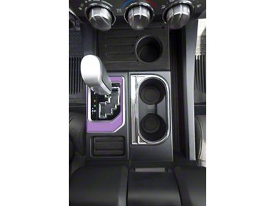Center Console Shifter Accent Trim; Lavender Purple (14-21 Tundra)