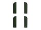 Door Armrest Foam Inserts; Black/Green (14-21 Tundra CrewMax)