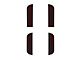 Door Armrest Foam Inserts; Black/Red (14-21 Tundra Double Cab)