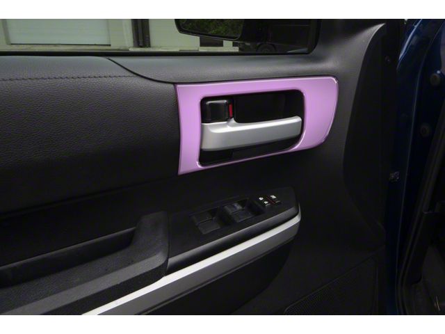 Front Door Handle Accent Trim; Lavender Purple (14-21 Tundra w/o Memory Seat Button)
