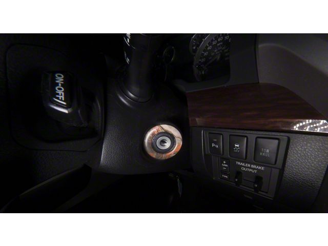 Key Ignition Accent Trim; Camouflage (14-21 Tundra)