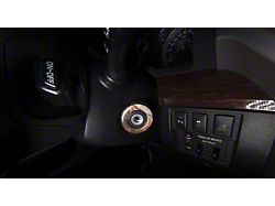 Key Ignition Accent Trim; Camouflage (14-21 Tundra)