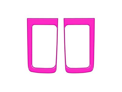 Rear Door Handle Accent Trim; Hot Pink (14-21 Tundra Double Cab)