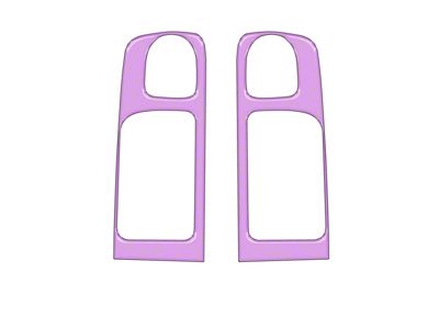 Rear Door Handle Accent Trim; Lavender Purple (14-21 Tundra CrewMax)