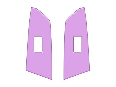 Rear Door Switch Panel Accent Trim; Lavender Purple (14-21 Tundra CrewMax)