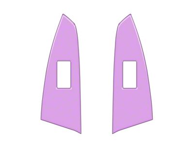 Rear Door Switch Panel Accent Trim; Lavender Purple (14-21 Tundra Double Cab)