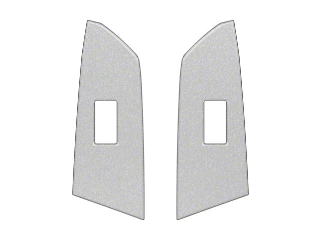 Rear Door Switch Panel Accent Trim; Silver Sky Metallic (14-21 Tundra CrewMax)