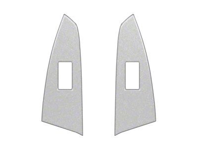 Rear Door Switch Panel Accent Trim; Silver Sky Metallic (14-21 Tundra Double Cab)