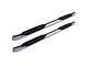 Raptor Series 4-Inch OE Style Curved Oval Side Step Bars; Polished Stainless Steel (07-21 Tundra Regular Cab)