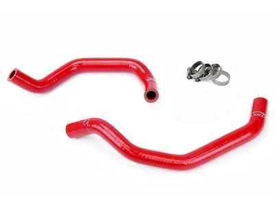 HPS Silicone Heater Coolant Hose Kit; Red (12-17 5.7L Tundra)