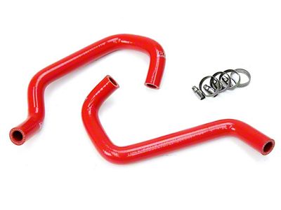 HPS Silicone Heater Coolant Hose Kit; Red (11-15 4.0L Tundra)