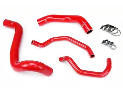 HPS Silicone Radiator and Heater Coolant Hose Kit; Red (12-14 5.7L Tundra)