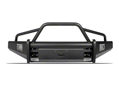Fab Fours Black Steel Elite Front Bumper with Full Guard; Matte Black (07-13 Tundra)