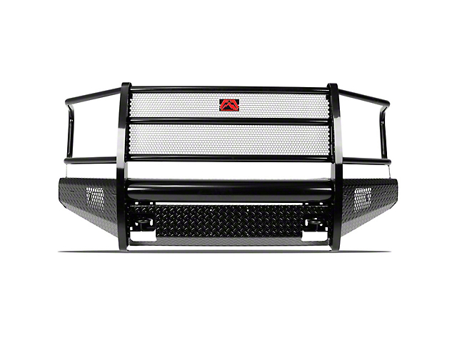 Fab Fours Black Steel Front Bumper with Full Guard; Gloss Black (07-13 Tundra)