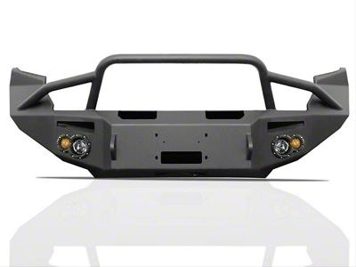 Fab Fours Premium Winch Front Bumper with Pre-Runner Guard; Bare Steel (07-13 Tundra)