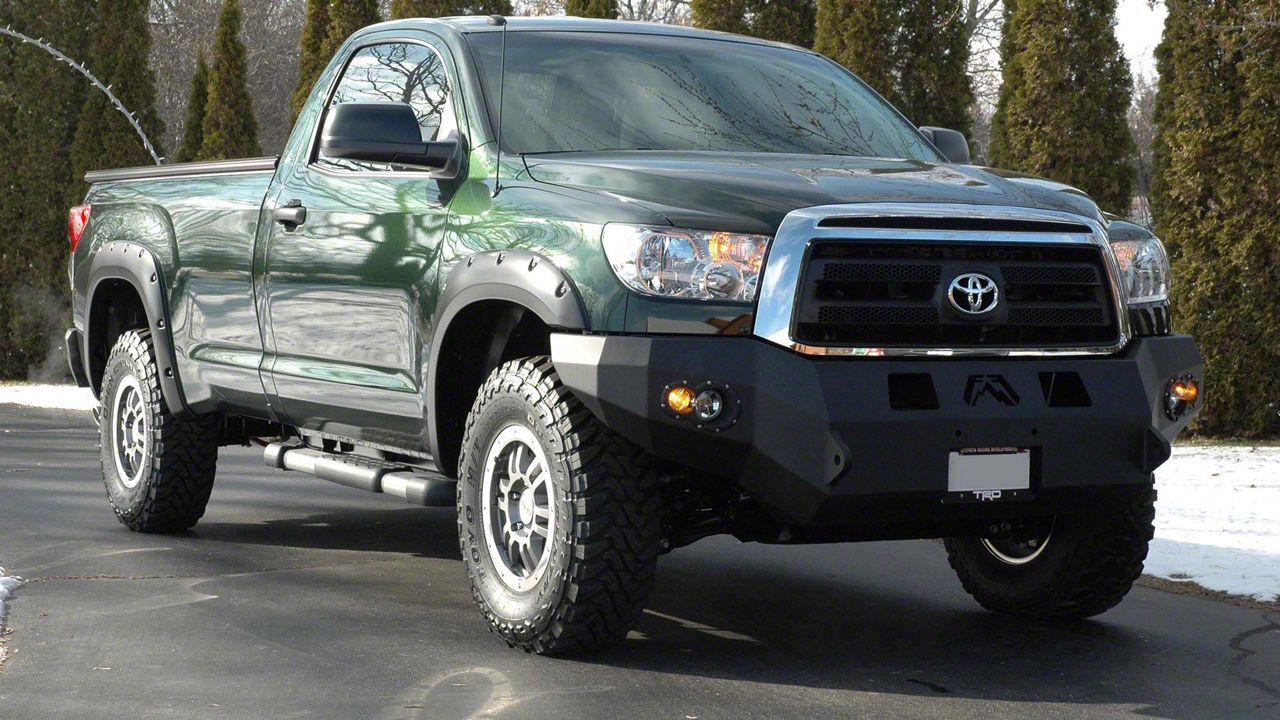 Fab Fours Premium Winch Front Bumper; Matte Black (07-13 Tundra)