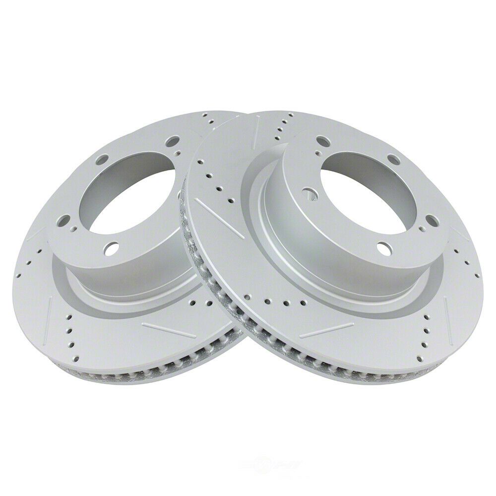 Performance Drilled and Slotted 5-Lug Rotors; Front Pair (07-21 Tundra)