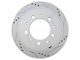 Performance Drilled and Slotted 5-Lug Rotors; Rear Pair (07-21 Tundra)