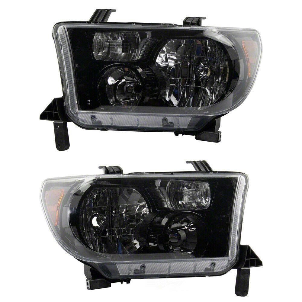 Tundra Performance Headlights; Black Housing; Clear Lens (0713 Tundra