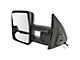 Powered Heated Memory Manual-Telescoping Towing Mirrors with Smoked Turn Signals; Chrome (14-19 Tundra)