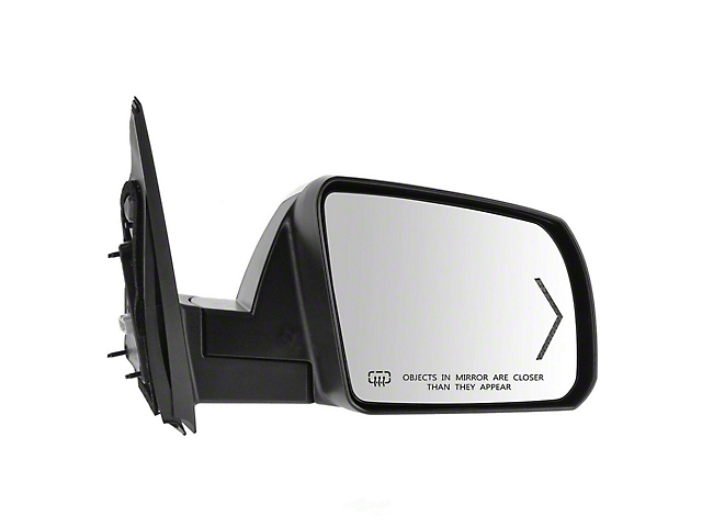 Powered Heated Memory Mirror with Puddle Light; Chrome; Passenger Side (14-18 Tundra)
