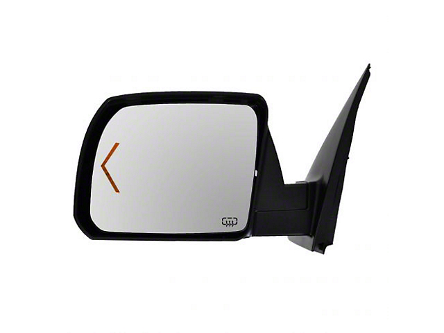 Powered Heated Mirror with Turn Signal; Chrome; Driver Side (07-13 Tundra)