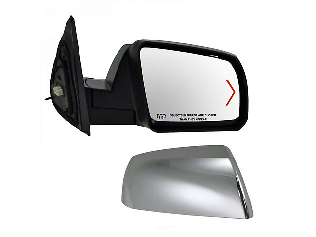 Powered Heated Mirror with Turn Signal; Chrome; Passenger Side (07-13 Tundra)