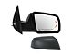 Powered Heated Mirror with Turn Signal; Textured Black; Passenger Side (07-13 Tundra)