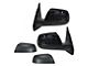 Powered Heated Mirrors with Turn Signals; Textured Black (07-13 Tundra)