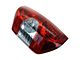 Tail Light; Chrome Housing; Red Clear Lens; Driver Side (14-21 Tundra)